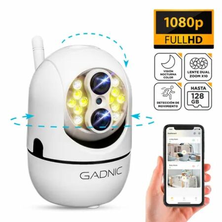 Cámara de Seguridad Gadnic con Lente Dual Visión Nocturna