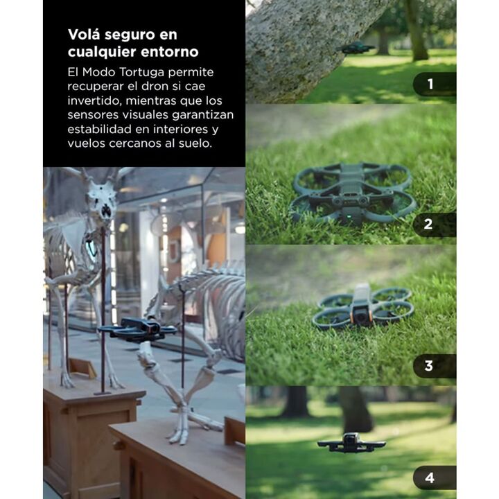 Drone DJI Avata 2 Gafas Goggles N3 Combo Vuela Inteligente - Vista 5