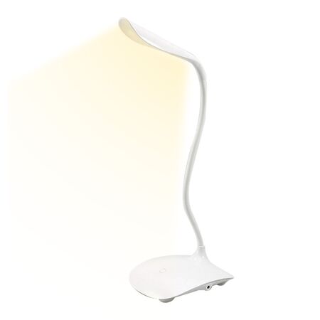 Lampara De Escritorio Led Gadnic DSK1000 Regulable Flexible Control Táctil 5w