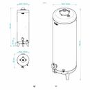 Termotanque a GAS Escorial 120 litros carga inferior - Miniatura 2