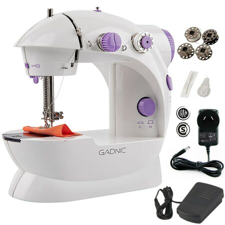 Máquina de Coser Gadnic SW2000 Hogareña Portátil 2 Velocidades Luz Led