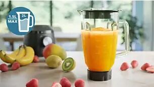 Licuadora Philips HR2262/90 Serie 3000 700w Jarra Vidrio 5 Vel - Vista 3