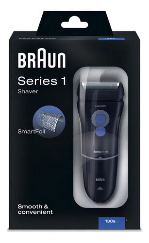 Afeitadora Braun Series 1 130S Lavable Cortapatillas Smartfoil  220V - Vista 2