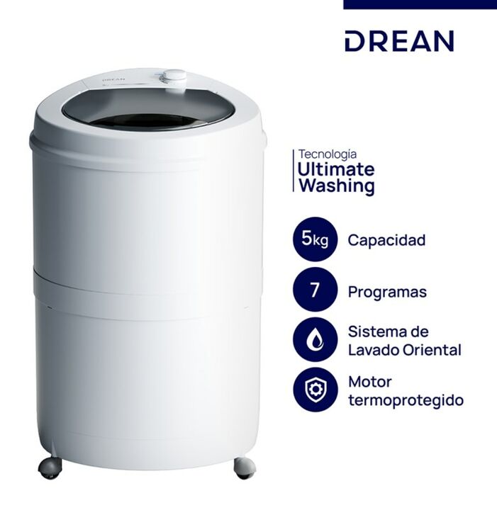 Lavarropas Semiautomatico Drean Lrdr57Sb0 5Kg Cs - Vista principal