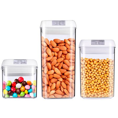 Kit x3 Frascos con Cierre Hermético Gadnic