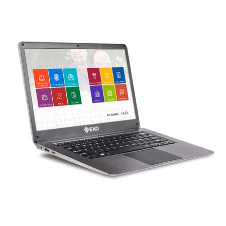 Notebook EXO Smart MCF T2-37 Mi Compu Facil - Ideal para Adultos Mayores Intel Celeron N4020 Ram 4gb Ssd 128b W11