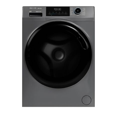 Lavasecarropas DREAN LSCDR1006SG0 10kg 1400RPM inverter 6kg secado por calor gris