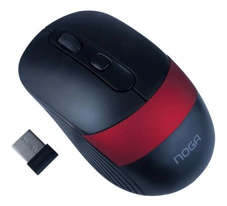NGM-18R Mouse inalambrico Noga ROJO