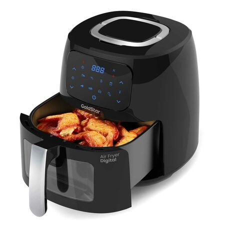 Freidora Electrica de AireGD430 control tctil y display digital 1300 W. 6 litros