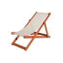 REPOSERA DE PLAYA EMC CON PATAS DE MADERA NATURAL (ECOPLAYA) - Miniatura 1