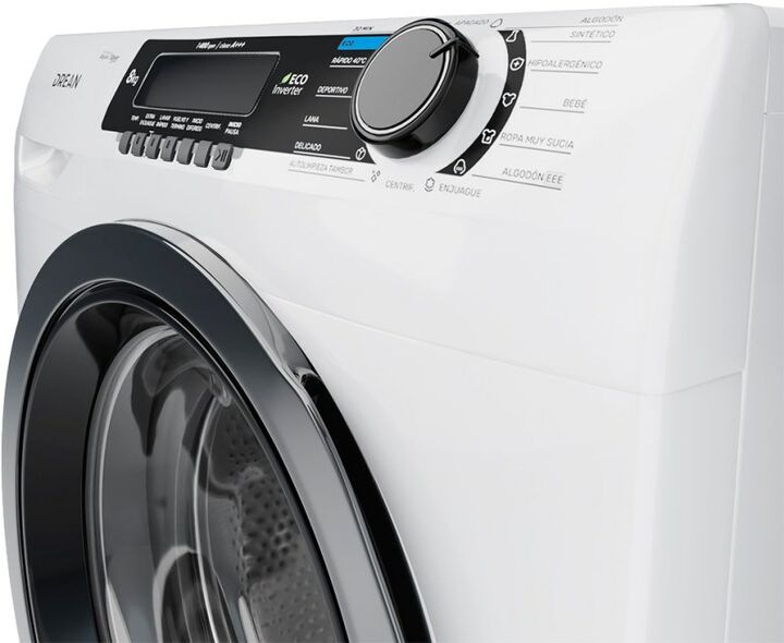 Lavarropas Automatico Drean Inverter Lfdr0814Sb0 8Kg - Vista 2