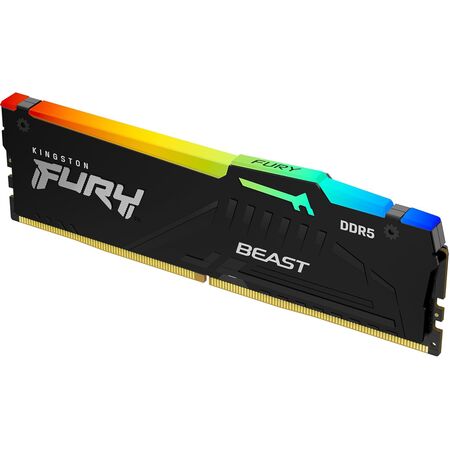 Memoria RAM Kingston FURY Beast Black RGB 32GB DDR5 5600MHz CL40