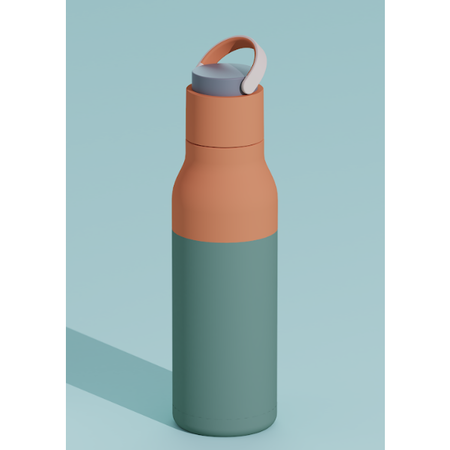 Botella Asobu Metro 650 ml - Pastel Green