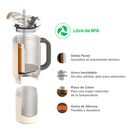 Vaso Asobu Duplex 660 ml  360 ml - White - Miniatura 5