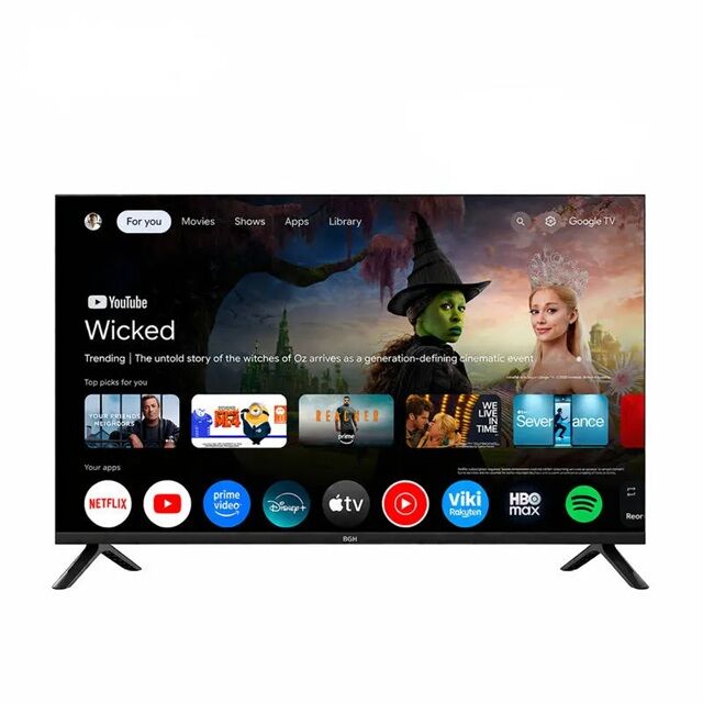 Combo Smart Tv 32" BGH B3226G5G Google TV + Soporte LCD Wall Mount 26" a 63" De Regalo - Vista 3