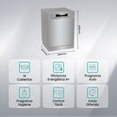 Lavavajillas Hisense HS642D90X 14 Cubiertos Inox - Miniatura 9