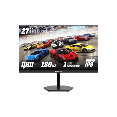Monitor 27 Arkham Gaming 180Hz Ips QHD HDMI DP Negro