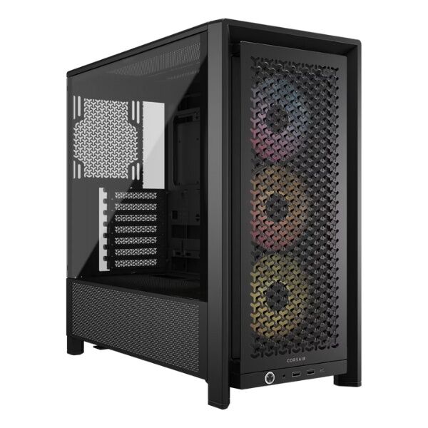 Gabinete Corsair 4000D FRAME ARGB Mid-Tower Black - Vista principal