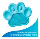 Alfombra De Lamer Petdreamhouse Paw 2en1 Azul Perros Y Gatos - Miniatura 5