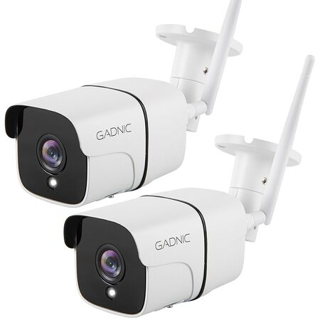 Kit de Cámaras de Seguridad Gadnic IP Wifi Exterior x2