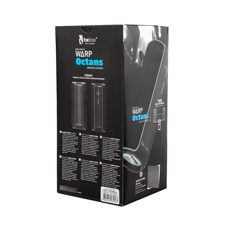Parlante Foxbox Warp Octans Bluetooth Negro