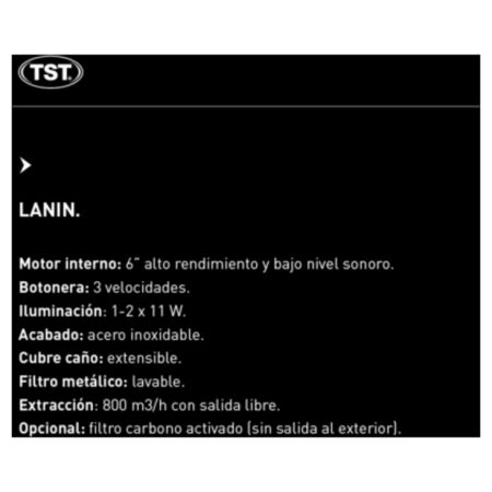 Campana de cocina Lanin 60 CM - TST