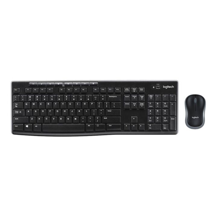 Teclado con Mouse Logitech MK270 Wireless Negro - Vista 1