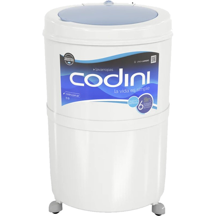 Lavarropas Semiautomatico Codini Silent 4052 10Kg 6P - Vista principal