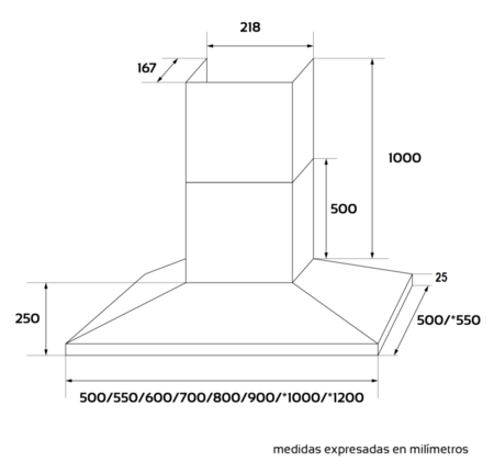 Campana Cocina Maraldi Cucinela Motor Turbo 60cm