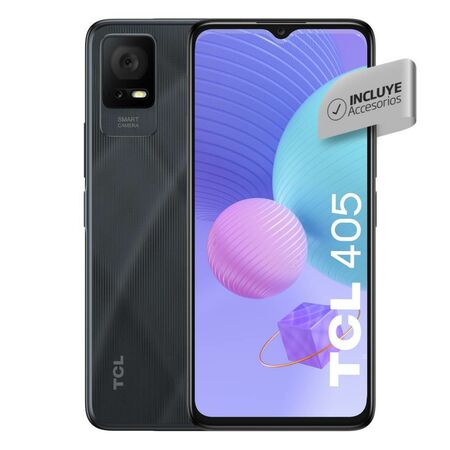 Telefono Celular TCL 405 2 GB RAM 64GB ALMACENAMIENTO DARK GRAY LIBRE