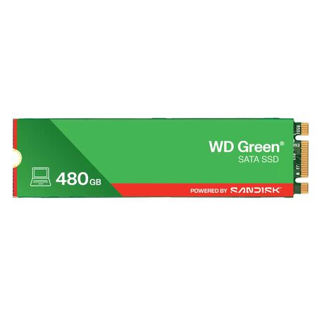 Disco solido SSD SanDisk WD Green 480GB M.2 SATA 2280 WDS480G3G0B