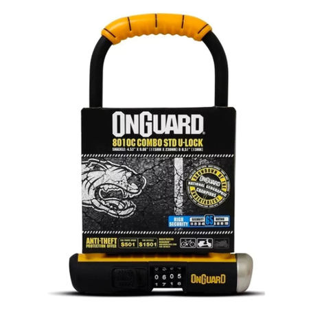 Traba U Candado Bicicleta Moto Onguard Bull Dog 8010c