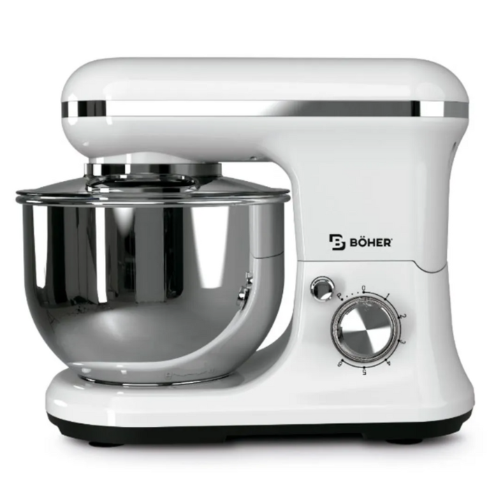 BATIDORA PLANETARIA BOHER DE PIE BO-BP198 C/BOWL 5LTS. 220V BLANCA - Vista 1