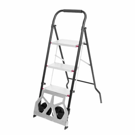 Escalera De Acero 2 en 1 Bron by Gadnic 3 escalones