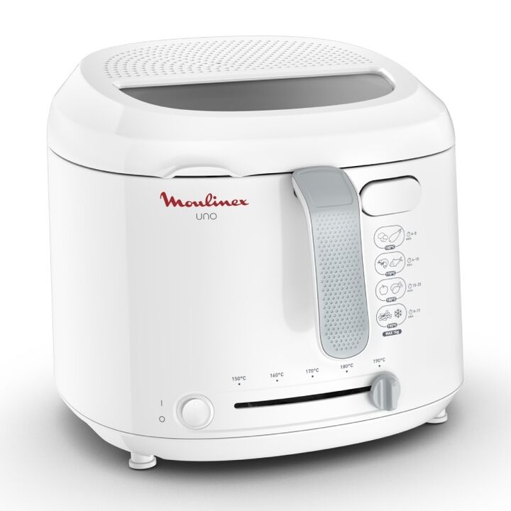 FREIDORA MOULINEX UNO M - BLANCA, 1KG, 1600W, USA ACEITE (AF203158) - Vista 2