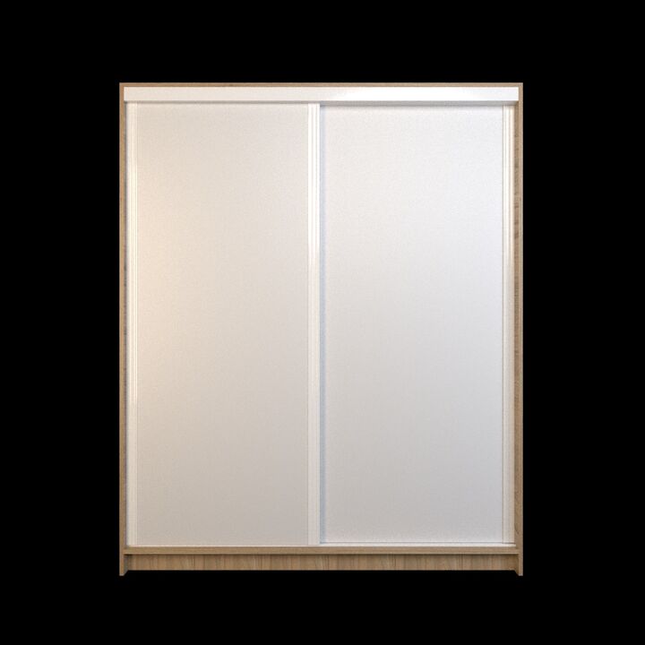 Placard Corredizo 1,50 2 Cajones Olmo F. Everest Tables - Vista 3