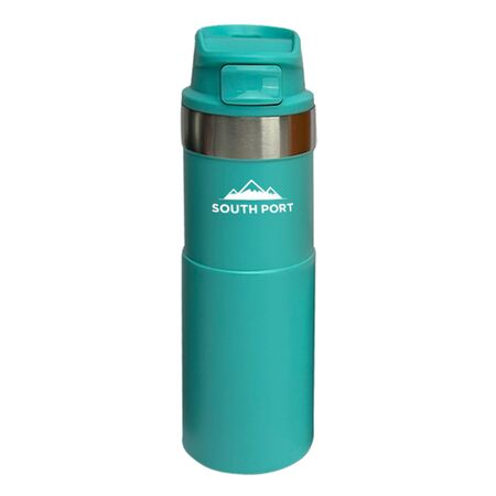 Vaso Termico Turquesa South Port 500ml con Tapa y Retención de Temperatura