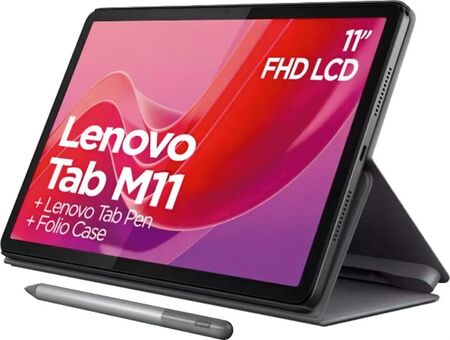 Tablet Lenovo 11 Pulgadas M11 128Gb Con Funda Gris