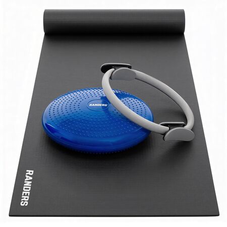 Kit Funcional Disco Equilibrio + Mat 4mm + Aro Flexible Randers
