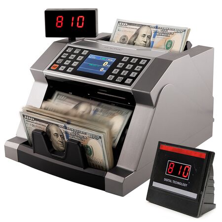 Contadora De Billetes Gadnic Profesional Homologada c/Calculadora Detecta Falsos