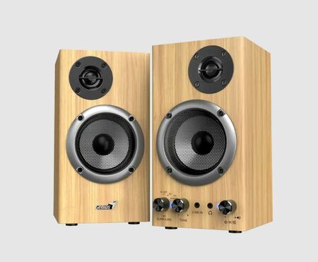 Parlantes Genius Sp-Hf520Bt Bt5.3 20W Dark Brown