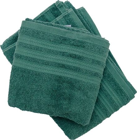 Juego De Toalla Y Toallon Belly Arcoiris Verde