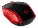 Mouse Inalambrico Hp 200 Rojo Y Negro Receptor Usb - Miniatura 2