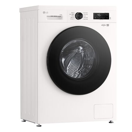 Lavarropas Carga Frontal LG Inverter Dd 6.5kg Steam Blanco