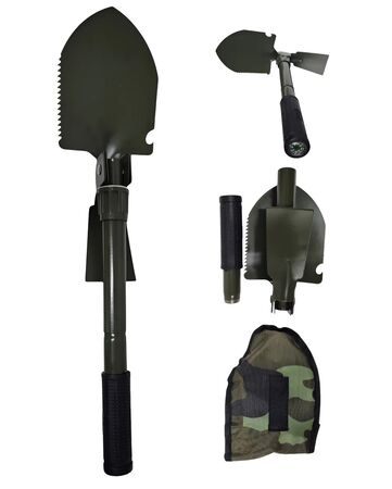 Pala Y Zapa Plegable Con Brujula Y Funda Brogas - PAL-02