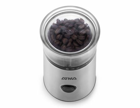 Molinillo Electrico de Cafe Atma MC8141P  Acero Inoxidable 60g 150W
