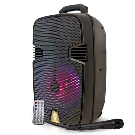 Parlante Bluetooth con microfono 2000w Pmpo Rgb Serie Dorada Sd-13