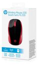 Mouse Inalambrico Hp 200 Rojo Y Negro Receptor Usb - Miniatura 5