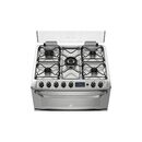Cocina ELECTROLUX 76DXR 76cm doble horno multigas acero inox - Miniatura 2