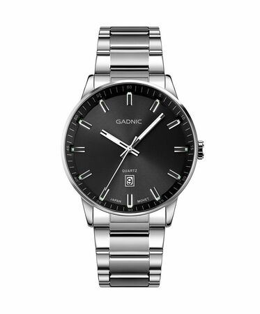 Reloj Analógico Gadnic RELF6RELF7 Pulsera Malla Correa Acero Inoxidable (Plateado)